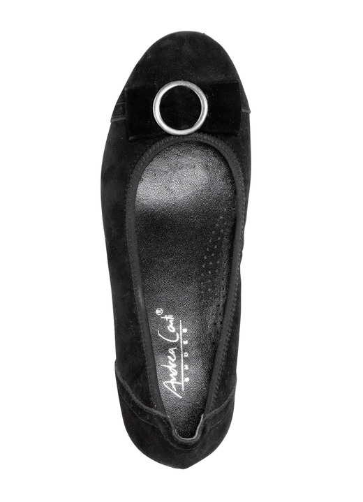 Pumps & Ballerina - Andrea Conti, schicke Damen-Pumps, mit Gummizug, in Größe 036 bis 042, in Farbe SCHWARZ Ansicht 2