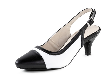 Andrea Conti, schicke Damen-Slingpumps, mit Gummizug