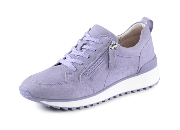 Komfortschuhe - Caprice, trendige Damen-Sneaker, Weite G, mit herausnehmbarem Fußbett, in Größe 036 bis 042, in Farbe FLIEDER Ansicht 1