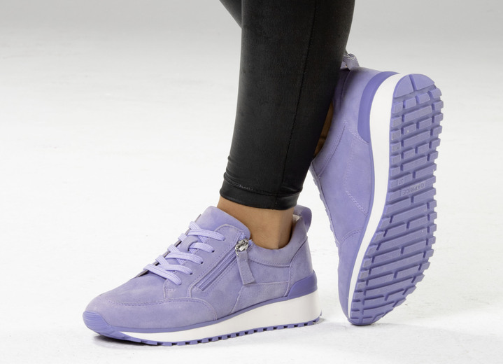 Komfortschuhe - Caprice, trendige Damen-Sneaker, Weite G, mit herausnehmbarem Fußbett, in Größe 036 bis 042, in Farbe FLIEDER Ansicht 4