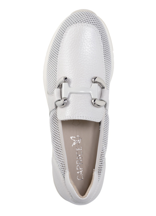 Komfortschuhe - Caprice Slipper mit Zierspange, in Größe 036 bis 042, in Farbe ECRU Ansicht 2