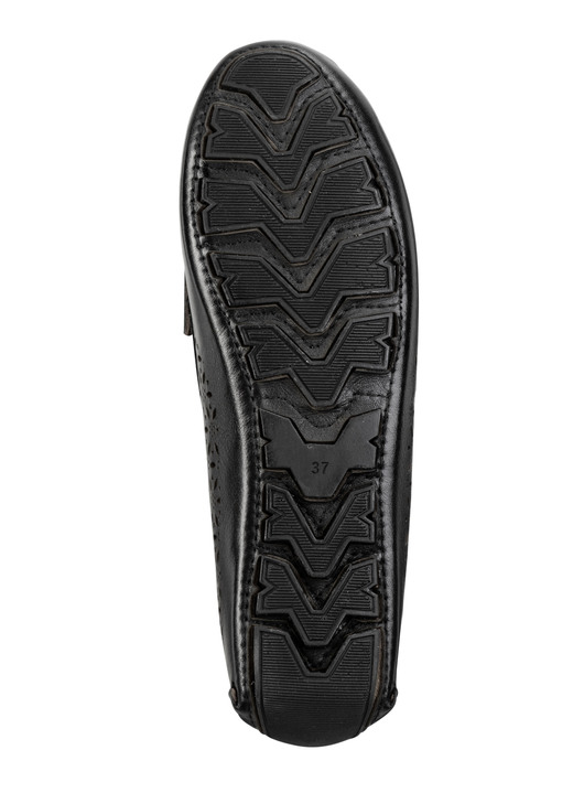 Komfortschuhe - Gemini Slipper aus schattiertem Nappaleder, in Größe 036 bis 042, in Farbe WEISS Ansicht 12