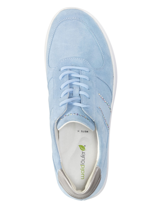 Komfortschuhe - Waldläufer Sneaker mit Glitzersteinchen Ansicht 2 Komfortschuhe - Waldläufer Sneaker mit Glitzersteinchen, in Größe 3 1/2 bis 8, in Farbe HIMMELBLAU Ansicht 2