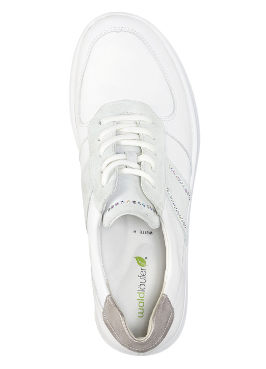 Komfortschuhe - Waldläufer Sneaker mit Glitzersteinchen, in Größe 3 1/2 bis 8, in Farbe HIMMELBLAU Ansicht 5