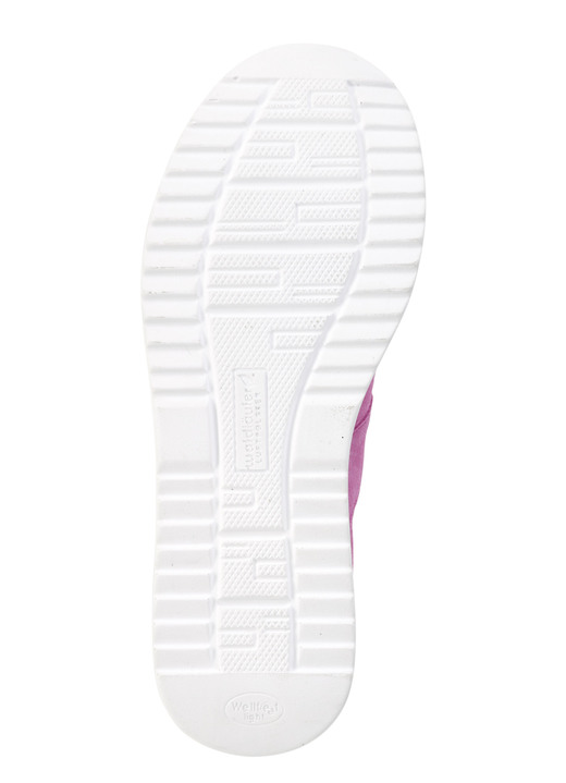 Komfortschuhe - Waldläufer Sneaker mit Glitzersteinchen, in Größe 3 1/2 bis 8, in Farbe HIMMELBLAU Ansicht 9