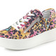 Komfortschuhe - Waldläufer Sneaker mit Streuglitzer und Leo-Druck, in Größe 3 1/2 bis 8, in Farbe MULTICOLOR – Farbe MULTICOLOR – Ansicht 1