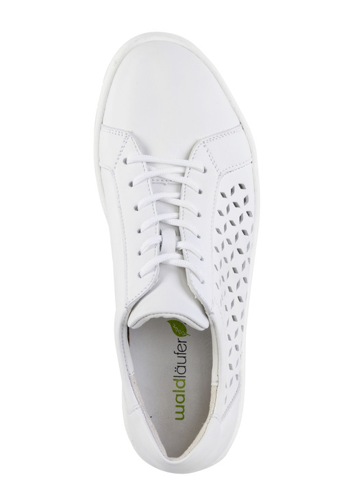 Komfortschuhe - Waldläufer, sommerliche Damen-Sneaker, Weite H, mit herausnehmbarem Fußbett, in Größe 3 1/2 bis 8, in Farbe WEISS Ansicht 2