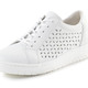 Komfortschuhe - Waldläufer, sommerliche Damen-Sneaker, Weite H, mit herausnehmbarem Fußbett, in Größe 3 1/2 bis 8, in Farbe WEISS – Farbe WEISS – Ansicht 1