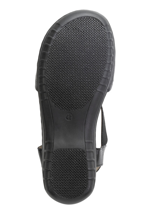 Komfortschuhe - ELENA EDEN, leichte Damen-Sandalen, Weite H, mit Elastik-Bandage, in Größe 3 1/2 bis 8, in Farbe WEISS Ansicht 7