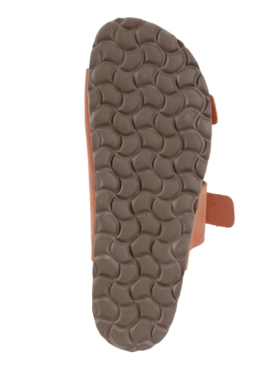 Sandaletten & Pantoletten - ELENA EDEN, bequeme Damen-Pantoletten, Weite H, aus Leder, in Größe 036 bis 042, in Farbe PINK Ansicht 11