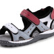 Komfortschuhe - ELENA EDEN, sportliche Damen-Trekkingsandalen, Weite G, mit Klettverschluss, in Größe 036 bis 042, in Farbe BLEU-WEISS-ROT – Farbe BLEU-WEISS-ROT – Ansicht 1