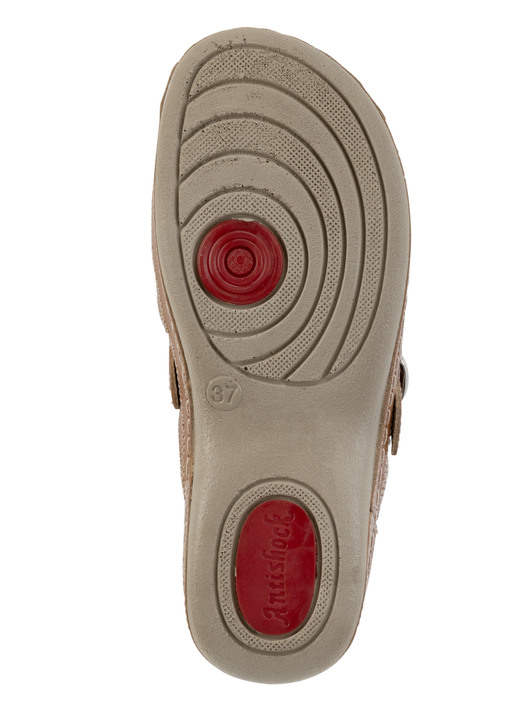 Sandaletten & Pantoletten - ELENA EDEN, sommerliche Damen-Clogs, Weite G, mit verstellbarer Schließe, in Größe 036 bis 042, in Farbe WEISS Ansicht 12