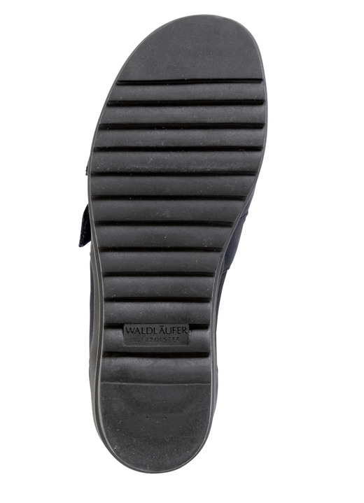 Komfortschuhe - Waldläufer, bequeme Damen-Sandalen, Weite H, mit herausnehmbarem Fußbett, in Größe 3 1/2 bis 8, in Farbe MARINE Ansicht 3
