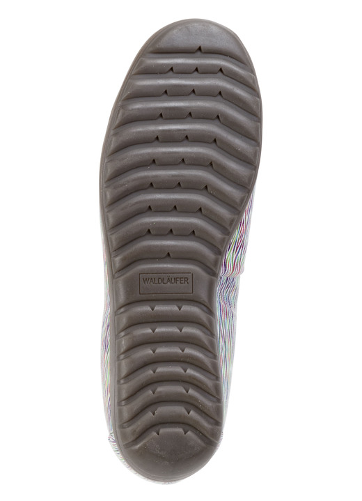 - Waldläufer Ballerinas aus Nubukleder, in Größe 3 1/2 bis 8, in Farbe WEISS-BUNT Ansicht 3