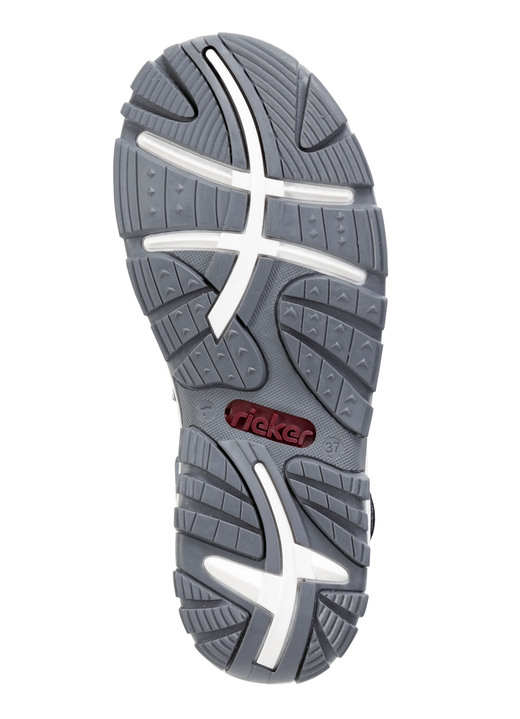 Sandaletten & Pantoletten - Rieker, sportliche Damen-Sandalen, mit zwei Klettspangen, in Größe 036 bis 042, in Farbe BLAU Ansicht 3