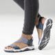 Sandaletten & Pantoletten - Rieker, sportliche Damen-Sandalen, mit zwei Klettspangen, in Größe 036 bis 042, in Farbe BLAU – Farbe BLAU – Ansicht 4