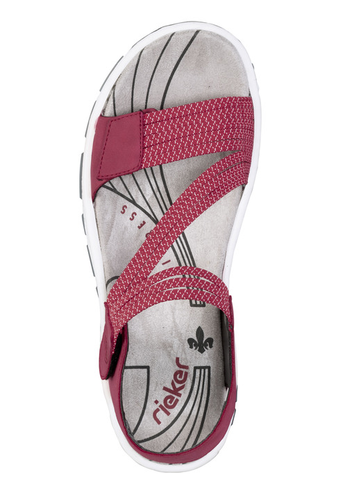 Sandaletten & Pantoletten - Rieker, sportliche Damen-Sandalen, mit zwei Klettspangen, in Größe 036 bis 042, in Farbe BLAU Ansicht 6