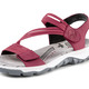 Sandaletten & Pantoletten - Rieker, sportliche Damen-Sandalen, mit zwei Klettspangen, in Größe 036 bis 042, in Farbe BLAU – Farbe ROT – Ansicht 1