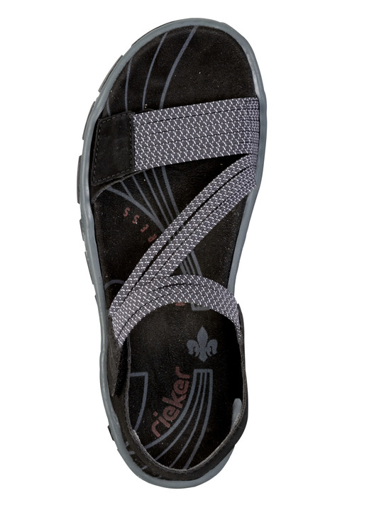 Sandaletten & Pantoletten - Rieker, sportliche Damen-Sandalen, mit zwei Klettspangen, in Größe 036 bis 042, in Farbe BLAU Ansicht 9