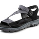 Sandaletten & Pantoletten - Rieker, sportliche Damen-Sandalen, mit zwei Klettspangen, in Größe 036 bis 042, in Farbe BLAU – Farbe SCHWARZ – Ansicht 1