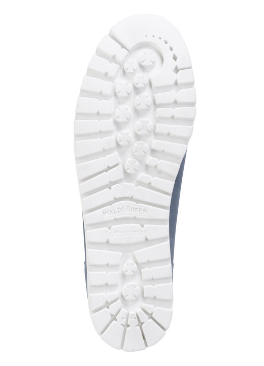 Komfortschuhe - Waldläufer Mokassin-Slipper mit bunten Glitzersteinchen besetzt, in Größe 3 1/2 bis 8, in Farbe JEANS Ansicht 3