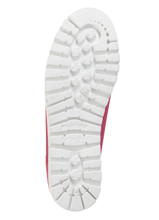 Komfortschuhe - Waldläufer Mokassin-Slipper mit bunten Glitzersteinchen besetzt, in Größe 3 1/2 bis 8, in Farbe JEANS Ansicht 6