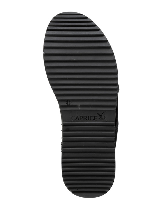 - Caprice Sandale mit schwarzen Glitzersteinchen, in Größe 036 bis 042, in Farbe SCHWARZ Ansicht 3