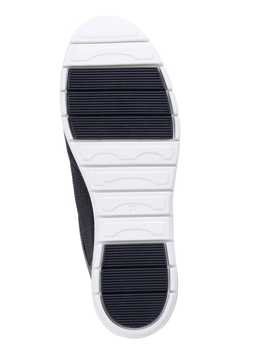 Komfortschuhe - ELENA EDEN Sneaker aus Veloursleder und luftigem Textilmaterial, in Größe 036 bis 042, in Farbe MARINE Ansicht 3