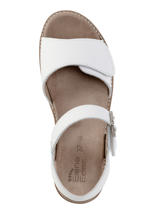 Komfortschuhe - ELENA EDEN, bequeme Damen-Sandaletten, Weite H, mit herausnehmbarem Fußbett, in Größe 035 bis 041, in Farbe HELLBLAU Ansicht 5