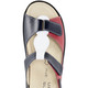 Komfortschuhe - ELENA EDEN, bequeme Damen-Sandalen, Weite H, mit herausnehmbarem Fußbett, in Größe 036 bis 043, in Farbe ROT-BLAU-WEISS – Farbe ROT-BLAU-WEISS – Ansicht 2