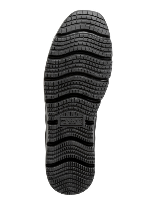 Komfortschuhe - Waldläufer Spangenschuh aus teilweise gelochtem Leder, in Größe 3 1/2 bis 8, in Farbe SCHWARZ Ansicht 3