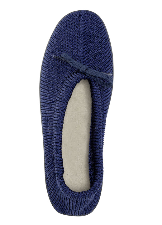 Slipper & Schnürschuhe - Slipper aus elastischem Strickmaterial mit Schnürung, in Größe 036 bis 042, in Farbe SCHWARZ Ansicht 5
