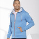 Sport- & Freizeitmode - Sweatjacke mit Kapuze, in Größe 3XL (58) bis XXL (56), in Farbe AQUA MELIERT – Farbe AQUA MELIERT – Ansicht 1