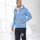 Sport- & Freizeitmode - Sweatjacke mit Kapuze, in Größe 3XL (58) bis XXL (56), in Farbe AQUA MELIERT – Farbe AQUA MELIERT – Ansicht 2