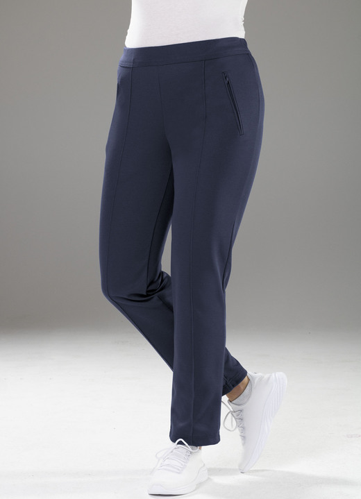 Freizeithosen - Freizeithose von „Athlet“ in 4 Farben, in Größe 019 bis 052, in Farbe MITTELBLAU Ansicht 4