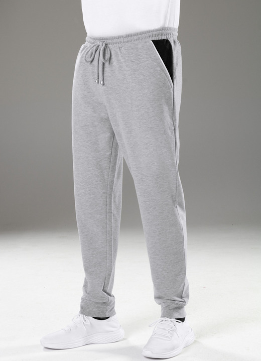 Sport- & Freizeitmode - Freizeithose in 4 Farben, in Größe 024 bis 060, in Farbe ANTHRAZIT MELIERT Ansicht 4