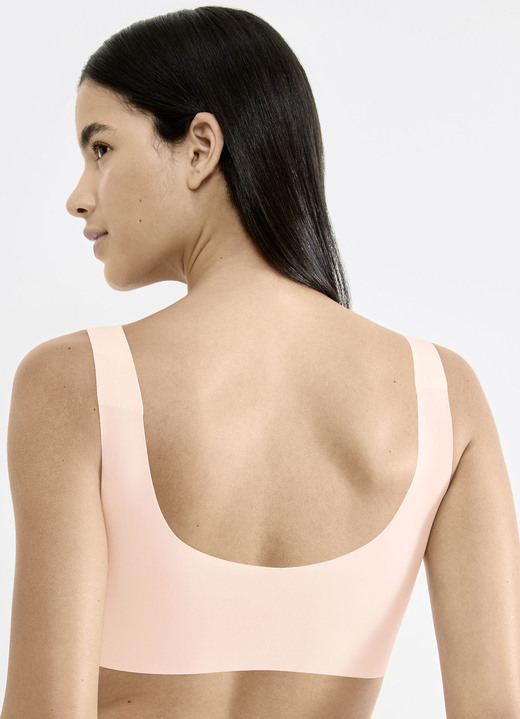 Soft-BH - Herrlich bequemes Sloggi ZERO Feel 2.0-Bustier, in Größe L (passend für Gr. 80 (Cup C) + Gr. 85 (Cup A, B) bis XXL (passend für Gr. 90 (Cup C) + Gr. 95 (Cup A, B), in Farbe SAND Ansicht 26