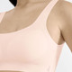 Soft-BH - Herrlich bequemes Sloggi ZERO Feel 2.0-Bustier, in Größe L (passend für Gr. 80 (Cup C) + Gr. 85 (Cup A, B) bis XXL (passend für Gr. 90 (Cup C) + Gr. 95 (Cup A, B), in Farbe SAND – Farbe ZARTAPRICOT – Ansicht 3