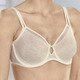 Bügel-BH - Triumph Signature Sheer-Minimizer-Bügel-BH mit vorgeformten Cups, in Größe 070 bis 095, in Cup C, in Farbe ECRU – Farbe ECRU – Ansicht 3