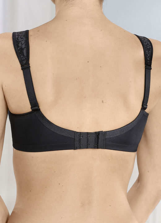 Soft-BH - Anita BH mit attraktivem Raubtierdessin, in Größe 075 bis 110, in Cup G, in Farbe SCHWARZ Ansicht 4