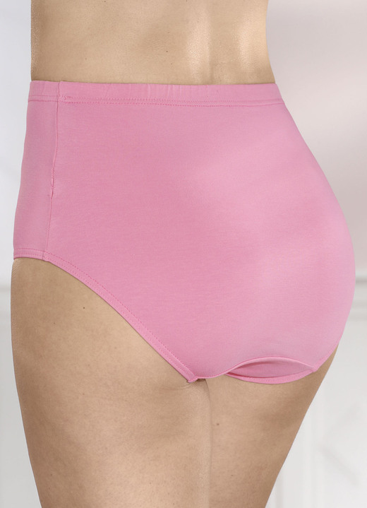 Slips - Fünferpack Slips mit Gummizug, in Größe 040 bis 062, in Farbe BORDEAUX Ansicht 19