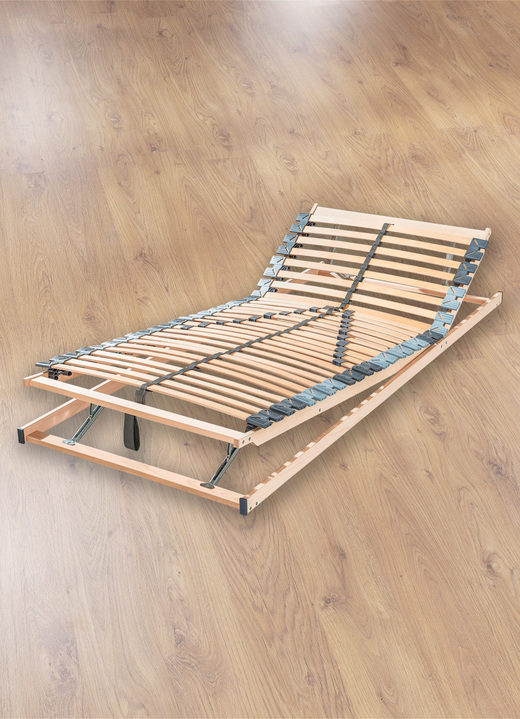 Matratzen & Lattenroste - Superstabiler Mehrzonen-Qualitäts-Schwerlastrahmen von F.a.n. Ansicht 2 Matratzen & Lattenroste - Superstabiler Mehrzonen-Qualitäts-Schwerlastrahmen von F.a.n., in Größe 130 (80/200 cm) bis 133 (100/200 cm), in Farbe BUCHE Ansicht 2