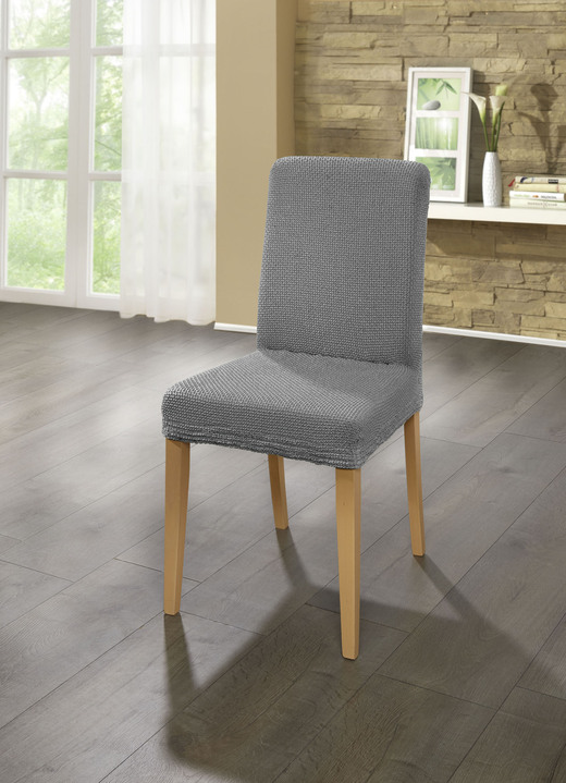 Sessel- & Sofaüberwürfe - Multi-elastische Stretchbezüge, in Größe 101 (Sesselbezug) bis 113 (Ohrensessel-Bezug), in Farbe BEIGE Ansicht 11