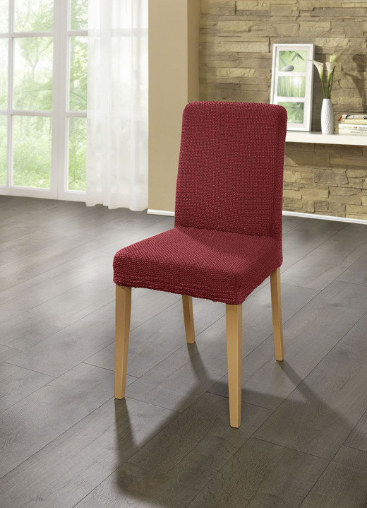 Sessel- & Sofaüberwürfe - Multi-elastische Stretchbezüge, in Größe 101 (Sesselbezug) bis 113 (Ohrensessel-Bezug), in Farbe BEIGE Ansicht 7