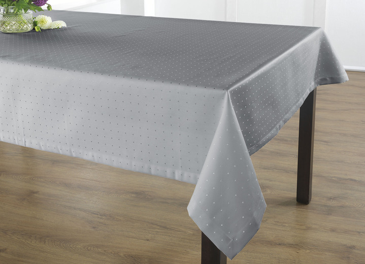 Tischdecken - Hochwertige Damast-Tischdecken vom Curt Bauer Ansicht 16 Tischdecken - Hochwertige Damast-Tischdecken vom Curt Bauer, in Größe 102 (Läufer, 50/140 cm) bis 302 (2 Servietten, 50/ 50 cm), in Farbe WEISS Ansicht 16