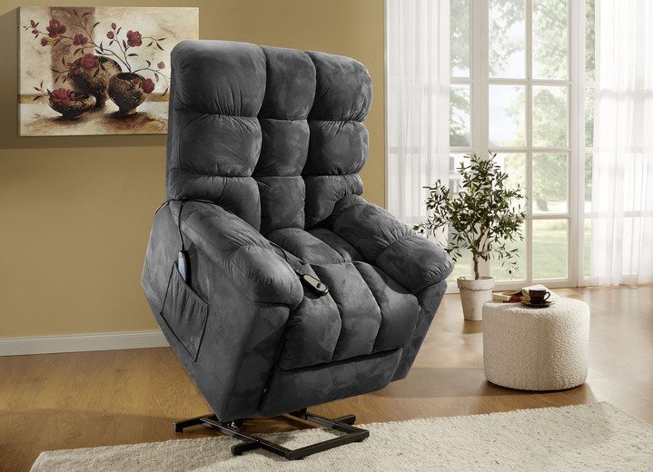 TV- & Relaxsessel - Relaxsessel mit Aufstehhilfe, Massage- und Wärmefunktion, in Farbe BRAUN Ansicht 4