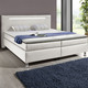 Betten - Boxspringbett mit LED-Beleuchtung, in Farbe WEISS – Farbe WEISS – Ansicht 1