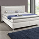 Betten - Boxspringbett mit LED-Beleuchtung, in Farbe WEISS – Farbe WEISS – Ansicht 2