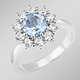 Ringe - Damenring im Blumendesign – Ansicht 1 Ringe - Damenring im Blumendesign, in Größe 160 bis 220, in Farbe  – Ansicht 1