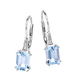 mit Diamanten - Ohrringe mit Brillanten und Blautopas – Ansicht 2 mit Diamanten - Ohrringe mit Brillanten und Blautopas, in Farbe  – Ansicht 2